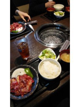 念願だった焼肉。